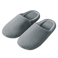 Indoor Outdoor Slippers for Men Size 14 Indoor Soft-soled Shoes Cotton Mens Memory Foam Slippers Size 11 Wide Width