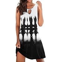 Sundresses for Women Casual Beach with Sleeves Fashion Graphic Printed Casual Dresses for Women Long Sleeve Midi Dress