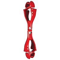 Ergodyne Squids 3400 Glove Clip Holder with Dual Clips,Red, 100-Pack