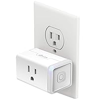 Plug Mini with Energy Monitoring, Smart Home Wi-Fi Outlet Works with Alexa, Google Home & IFTTT, Wi-Fi Simple Setup, No Hub Required (KP115), White