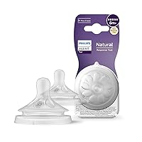 Philips AVENT BPA Free Natural Fast Flow Nipples, 2-Pack
