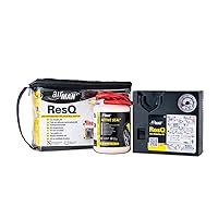Flat Tire Repair Kit - ResQ 12V Compressor Tire Mobility Kit with Water Based Sealant