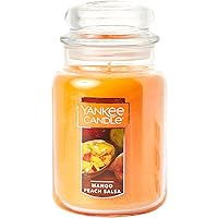 Grilled Peaches & Vanilla Yankee Candle Large Jar 22oz NEW Sunday Brunch 