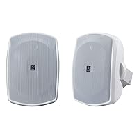 YAMAHA NS-AW190WH 2-Way Indoor/Outdoor Speakers (Pair, White)
