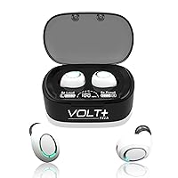 Wireless V5.1 PRO Earbuds Compatible with JBL Tune 225TWS Ghost Edition IPX3 Bluetooth Touch Waterproof/Sweatproof/Noise Reduction with Mic (White)