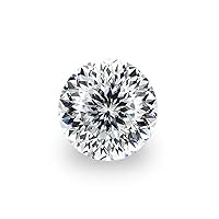 Loose Moissanite 100 Carat, Real Colorless Diamond, Portuguese Cut Round Shape Brilliant Gemstone for Making Engagement/Wedding/Ring/Jewelry/Pendant/Earrings Handmade Moissanite