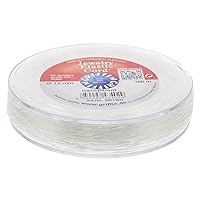 Griffin Elastic Beading Cord, Clear, 1.0 Millimeters, 100 Meters | BDC-482.00