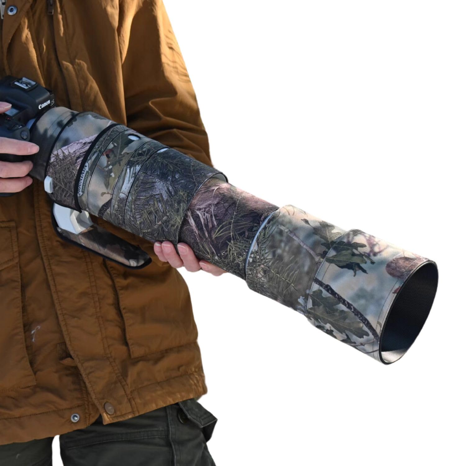 ROLANPRO Waterproof Lens Cover for Canon RF 200-800mm F6.3-9 is USM Camouflage Rain Cover-#34 Green Jungle Camo Waterproof