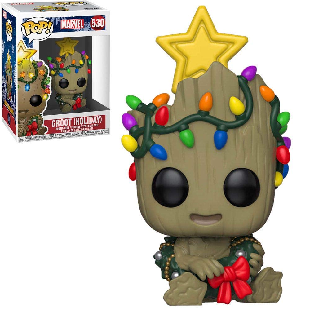 Funko Pop! Marvel: Holiday - Groot with Wreath