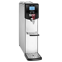 Waring Commercial WWB3G 5 Gallon Hot Water Dispenser, Automatic Refill or Pour-Over Capacity, Stainless Steel, Digital LCD Display and Controls, No Drip Tap, 120V, 1440W, 5-15P Plug