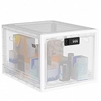 Lock Box for Medicines, Food, and Electronic Devices - Ideal for Keeping Medications Safe, Lunch Snacks Locked Up, and Jailing Cell Phones in One Convenient Container