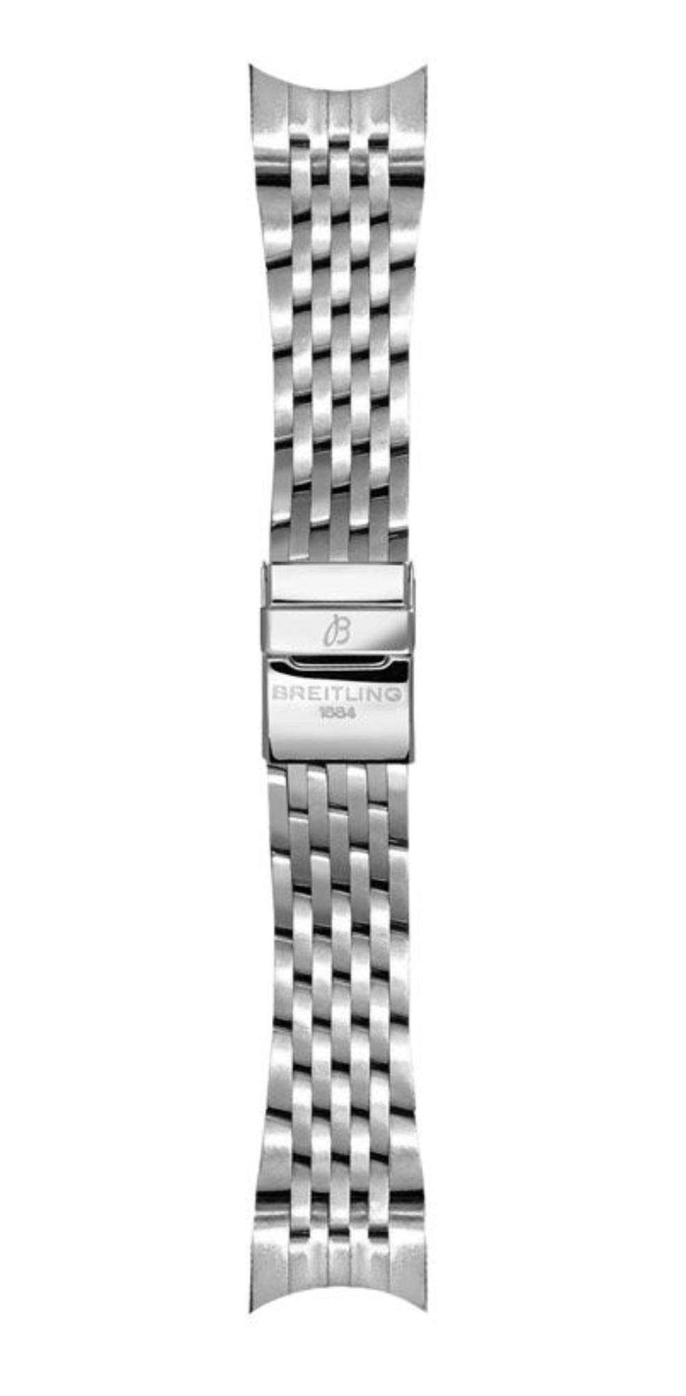 Breitling 22mm Polished Steel Bracelet 452A, Fits Breitling Premier B01 Chronograph 42 Watches