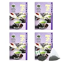 MAEDA-EN Premium Gyokuro Green Tea 40 Tea Bags Japanese Origin Green Tea Leaves Individually Wrapped Teabags 04144 4pk
