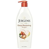 Deep Restoring Argan Oil Moisturizer, Soothing Body and Hand Lotion, 16.8 oz, with Reviving Argan Oil and Vitamin E, Oil-Infused, Dermatologist Tested