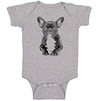 Unisex Baby French Bulldog Bodysuit for Baby, Clothes