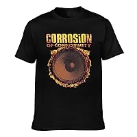 Corrosion of Conformity T Shirt Men Summer Leisure Fashion Graphic Cotton Crew Neck Short Sleeve Top T-Shirt Hip Hop Shirt