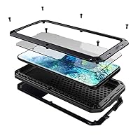 Marrkey Galaxy S20 Case, 360 Full Body Protective Cover Heavy Duty Shockproof [Tough Armour] Aluminum Alloy Metal Case with Silicone Built-in Screen Protector for Samsung Galaxy S20 5g 6.2