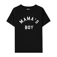The Children's Place unisex baby Mama's Boy Short Sleeve Graphic T Shirt
