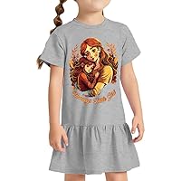 Mommy's Little Girl Toddler Rib Dress - Cute Girls' Dress - Printed Toddler Dress