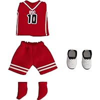 Good Smile Nendoroid Doll: Basketball Uniform (Red) Outfit Set