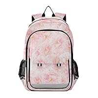 ALAZA Sakura Pink Cherry Blossom Laptop Backpack Purse for Women Travel Bag Casual Daypack with Compartment & Multiple Pockets