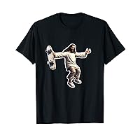 Steezus Christ Shredding Skateboard Trending Meme T-Shirt