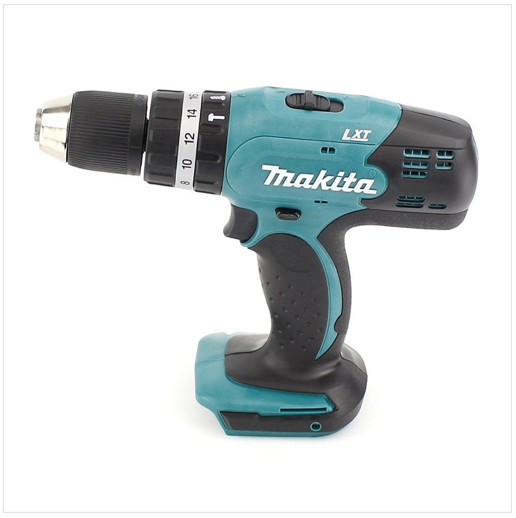 Makita DHP453 Solo Cordless Hammer Drill 18 V, Black, Blue