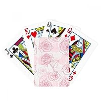 Hand Painted Rose Flower Plant Poker Playing Magic Card Fun Board Game