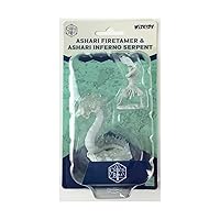 Critical Role Unpainted Miniatures: Ashari Firetamer & Inferno Serpent