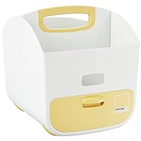 Ubbi Portable Diaper Changing Station Diaper Storage Caddy Organizer, Stores Baby Diapers, Wipes & Baby Accessories, Pantone Yellow