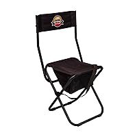 Rhino Blinds Foldable Hunting Chair with Storage Pouch, Black