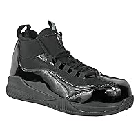 HOSS Boot Company Men Hoss Full Court Black Paton Basketbal, Size: 14, Width: W (50147-14-W)