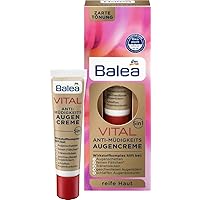 VITAL Anti-Fatigue Eye-Cream 5in1 - Helps Reduces Lines, Wrinkles, Puffiness & Shadows (15ml) - For Mature Skin Ages 40 to 60+ (Not tested on Animals).