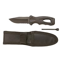 Fixed Blade With Fire Starter