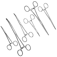 SURGICAL ONLINE Ultimate Hemostat Set, 6 Piece Ideal for Hobby Tools, Electronics, Fishing and Taxidermy (8