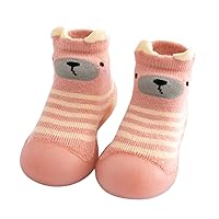 Boys Mouse Sandals Toddler Baby Boys Girls Solid Warm Knit Soft Sole Rubber Shoes Socks Kid Outdoor Slipper