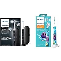 Philips Sonicare ProtectiveClean 5100 Gum Health, Rechargeable Electric Power & for Kids 3+ Bluetooth Connected Rechargeable Electric Power Toothbrush