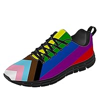 LGBTQ Shoes for Men Women Running Shoes Athletic Sport Walking Tennis LGBT Gay LGBTQ Sneakers Gifts for Women Men