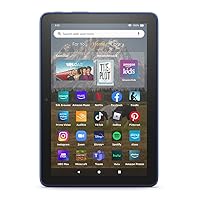 Amazon Fire HD 8 tablet, 8” HD Display, 32 GB, 30% faster processor, designed for portable entertainment, (2022 release), Denim