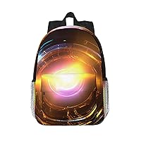 Flare Lens Print Backpack for Women Men Lightweight Laptop Bag Casual Daypack Laptop Backpacks 15 Inch