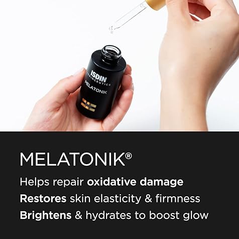 Melatonik, Overnight Recovery Anti-Aging Benefits Night Serum, 3-in-1 Repairs, Restores and Brightens with Melatonin, Bakuchiol, Vitamin C…