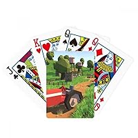 Farm Game Truck Scene Poker Playing Cards Tabletop Game Gift