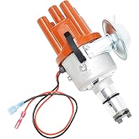 Dragon FIRE Performance Electronic Ignition Distributor Compatible with VW Type 1 2 3 Vacuum Advance Plug and Play Ignition Module Included Replaces 034 0231170034 D186504 OEM Fit DSVDAVW
