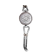 King Solomon Seal Bracelet 925 Sterling Silver Bracelet, Star of David Bracelet For Men or Women