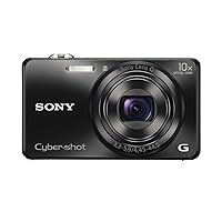 Sony DSCWX200 Digital Compact Camera with Wi-Fi - Black (18MP, 10x Zoom)