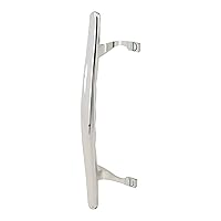 Prime-Line C 1067 Patio door Handle, Chrome Diecast Handle Pull, 6-5/8 In. Hole Centers (Single Pack)