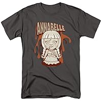 Annabelle T-Shirt Cartoon Doll Charcoal Tee