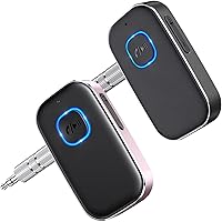 【2PCS】 COMSOON Bluetooth Car Stereo Digital Media Receivers - J22 All Black + J22 Pink