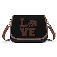 Love Giant Anteater Shoulder Bag for Women Trendy Crossbody Purses Leather Handbag Clutch Tote Bags