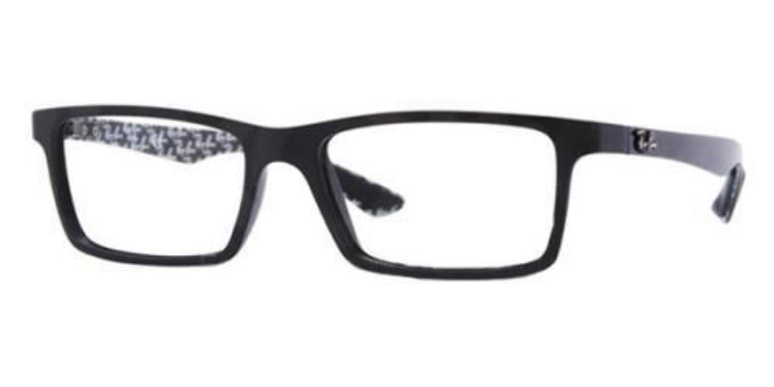 Ray Ban RX8901 Carbon Fiber Eyeglasses-5263 Demi Gloss Black-53mm